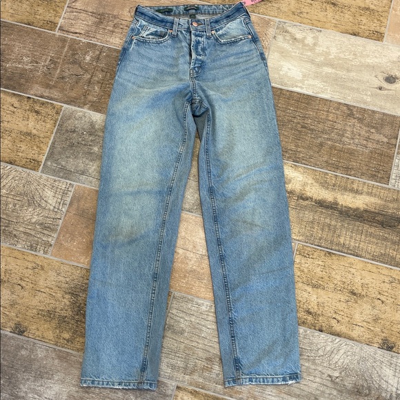 Wild Fable High Rise Straight Denim Jeans Size 0 - Picture 3 of 9